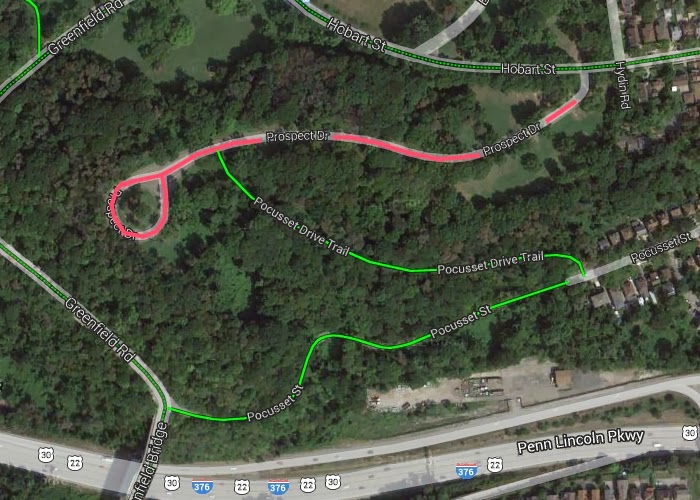 Schenley Park Prospect Drive CleanUp Squirrel Hill Urban Coalition